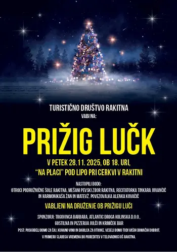 Prižig lučk na Rakitni