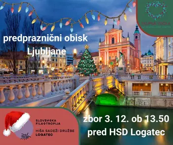 Predpraznični obisk Ljubljane