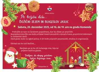 Po božiču diši ... Božični sejem in blagoslov jaslic in prihod Božička ...
