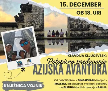 AZIJSKA AVANTURA - POTOPISNO PREDAVANJE