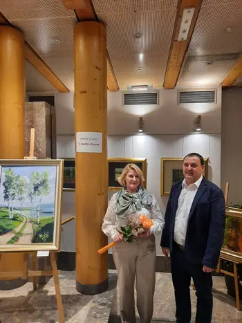 OTVORITEV RAZSTAVE LIKOVNO KULTURNEGA DRUŠTVA MAVRICA V KNJIŽNICI MIRANA JARACA