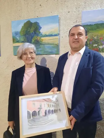 OTVORITEV RAZSTAVE LIKOVNO KULTURNEGA DRUŠTVA MAVRICA V KNJIŽNICI MIRANA JARACA