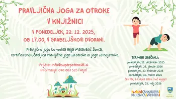 Pravljična joga za otroke v knjižnici