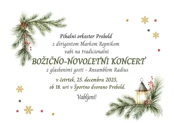 Božično-novoletni koncert Godbe Prebold