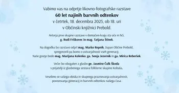 Odprtje likovno-fotografke razstave 60 let najinih barvnih odtenkov Odprtje likovno-fotografke razstave 60 let najinih barvnih odtenkov