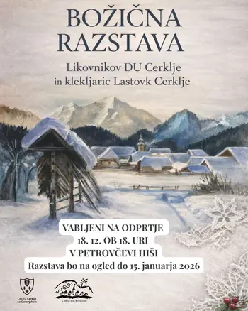 Božična razstava slik in čipk