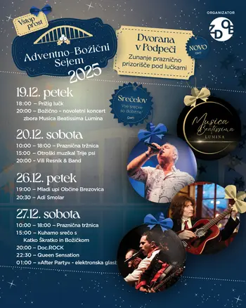 Queen sensation, Katka Škratka in Božiček ter praznična tržnica (ABS 2025)