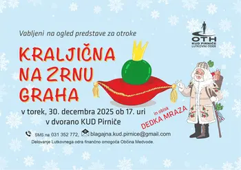 KRALJIČNA NA ZRNU GRAHA, lutkovno igrana predstava za otroke
