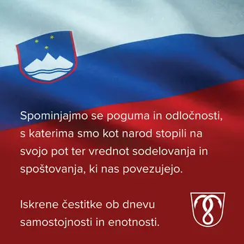 Voščilo ob prazniku samostojnosti in enotnosti