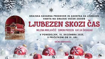 Pogovorni večer: Ljubezen skozi čas (Milena Miklavčič, Simon Prosen, Katja Škrabar)