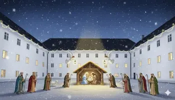Žive jaslice miru na gradu Dvor
