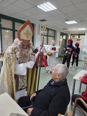 Miklavž na povabilo Lions kluba Trebnje obiskal varovance v DSO Trebnje 