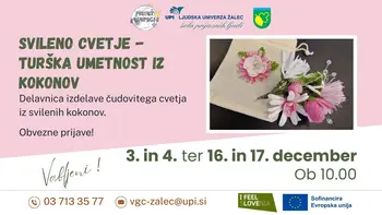 Svileno cvetje - turška umetnost iz kokonov (delavnica)