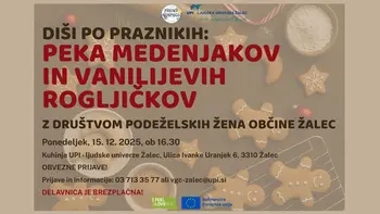Peka medenjakov in vanilijevih rogljičkov (po praznikih diši)