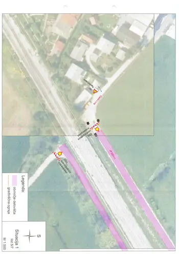 Zapora železniški podvoz Cesta v Log