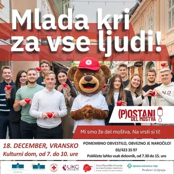 Krvodajalska akcija na Vranskem!