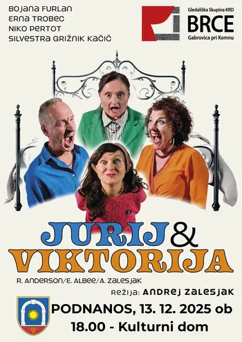 Komična drama Jurij in Viktorija v Podnanosu
