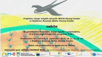 Predstavitev knjige PUM-o: Zgodbe o prijateljstvu