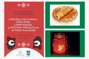 Pričetek veselega decembra v VGC Andeški hram