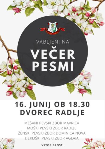 22. tradicionalni koncert Večer pesmi