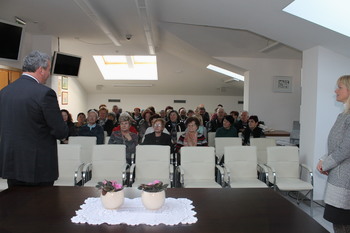 Sprejem prostovoljcev ob koncu leta