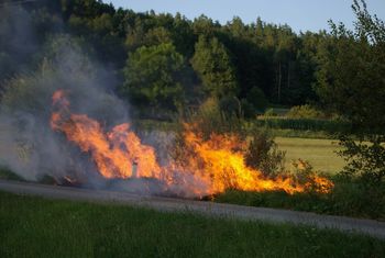 Požarna ogroženost se nadaljuje v Občini Miren-Kostanjevica