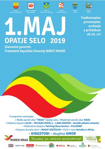 1. maj Opatje selo z brezplačnimi avtobusnimi prevozi