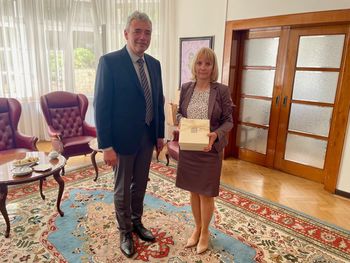 Obisk občine Kralupy in sprejem na veleposlaništvu v Pragi