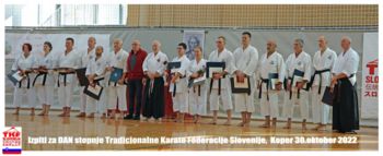 GASSHUKU TKF Sloveniije in izpiti za DAN stopnje