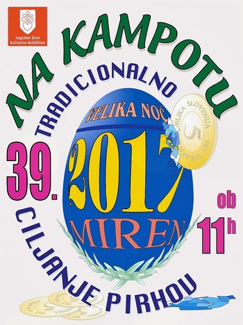 Tradicija v Mirnu na sončen velikonočni dopoldan 