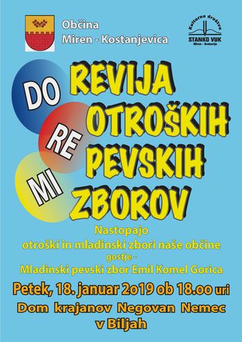 DO-RE-MI revija otroških in mladinskih pevskih zborov