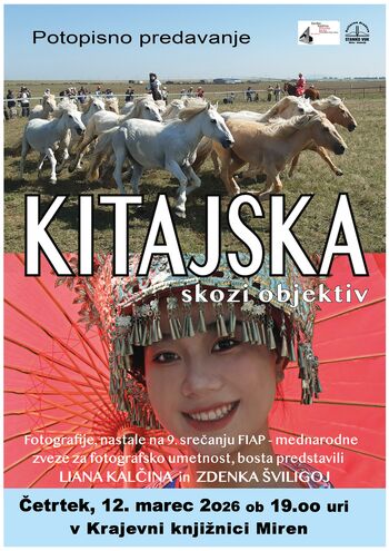 potopisno predavanje KITAJSKA skozi objektiv