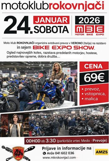 Obisk sejma MOTOR BIKE EXPO Verona