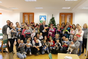Novoletno srečanje novorojenčkov občine Kobarid 