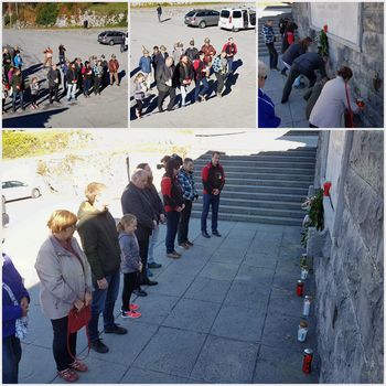 Luč za mir prižgal tudi kobariški župan Luč za mir prižgal tudi kobariški župan