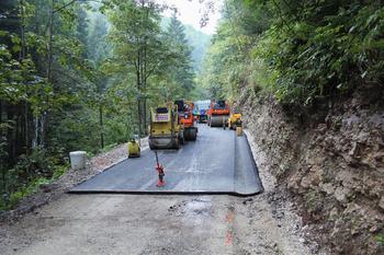 Dokončana investicija na občinskih cestah