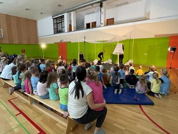 Gledališki dopoldan s predstavo BA BU v Vrtcu   Vransko in Tabor