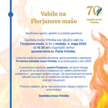 Florjanova maša Gasilske zveze Vrhnika