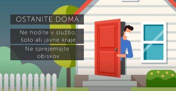 Poziv k spoštovanju odrejene samoizolacije ali karantene