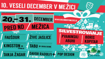 JUBILEJNI 10. VESELI DECEMBER V MEŽICI