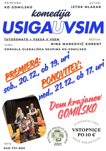 PREMIERA komedije USIGAUVSIM