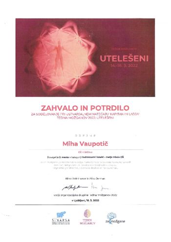 NAGRAJENEC MIHA VAUPOTIČ