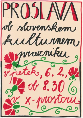 Proslava ob slovenskem kulturnem prazniku 