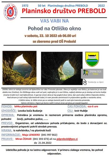 Pohod na Otliško okno