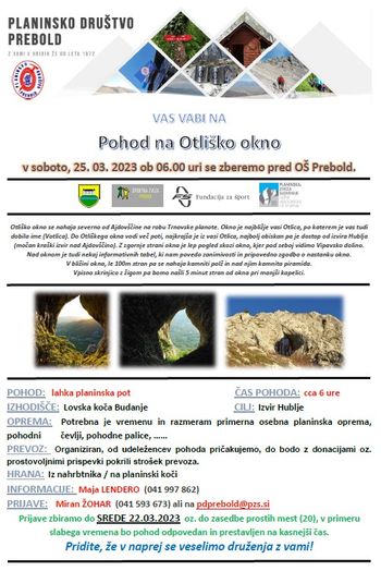 Pohod na Otliško okno