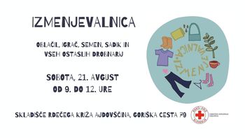 IZMENJEVALNICA oblačil, obutve, hišnih pripomočkov, sadik, potaknjencev, semen