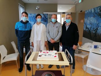 Lucijan Trošt stotič daroval kri