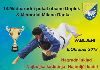 18.Mednarodni pokal občine Duplek & Memorial Milana Danka