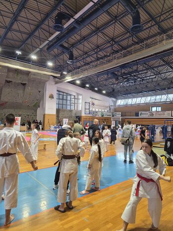 NAŠA ODLIČNA PARA KARATEISTA NA 3. POKALNI TEKMI NAŠA ODLIČNA PARA KARATEISTA NA 3. POKALNI TEKMI