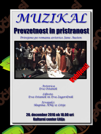 Muzikal: Prevzetnost in pristranost